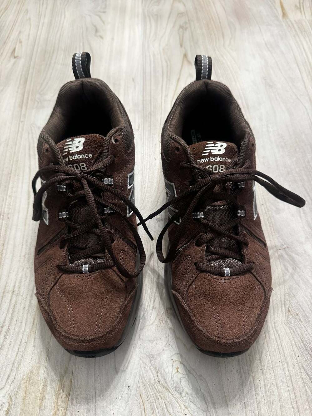 New Balance 608v5 Chocolate Brown Suede Training Shoes MX608UB5